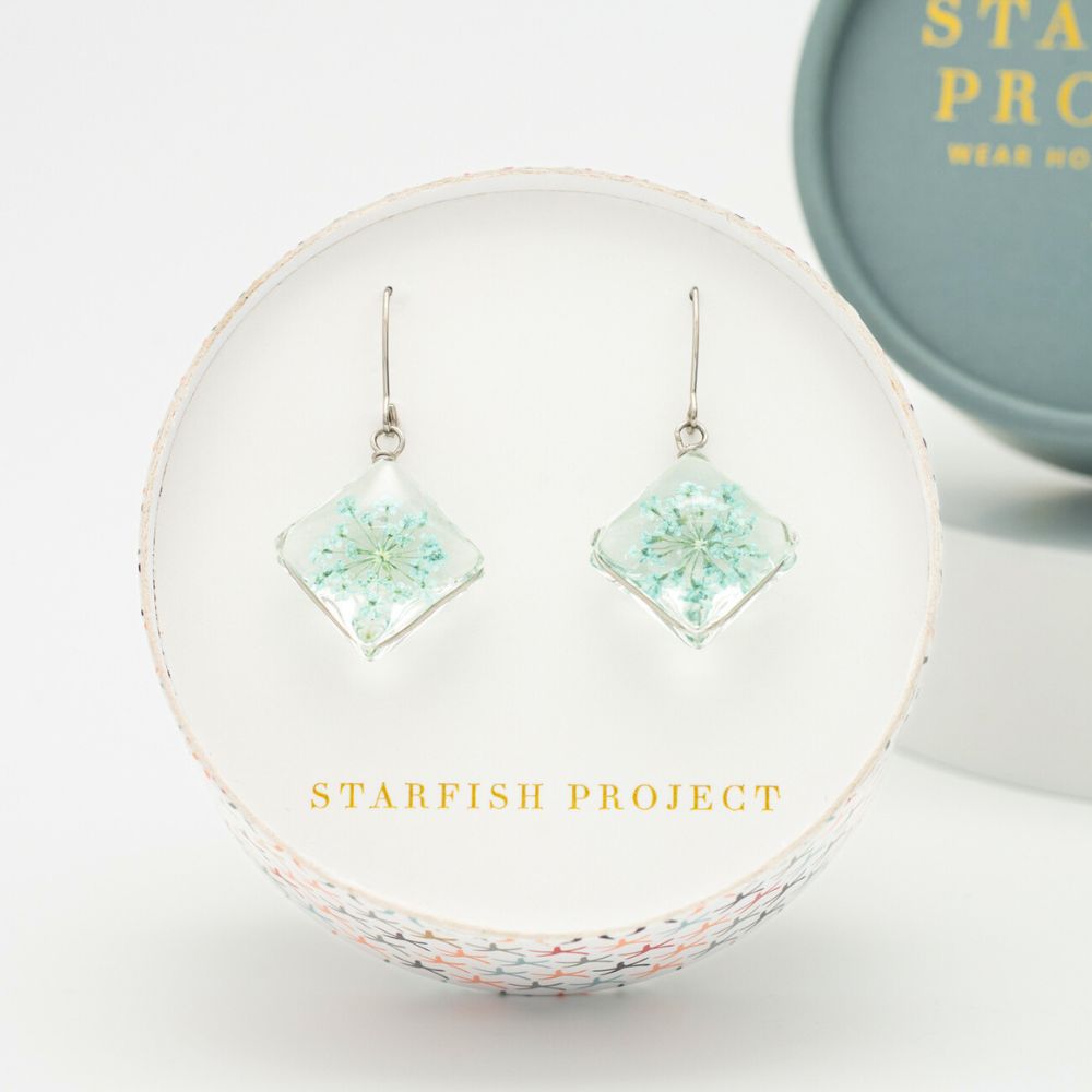 Forever Mint in Bloom Earrings