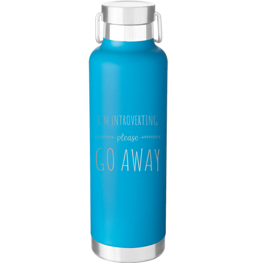 Introverting 24 oz Water Bottle | Aqua
