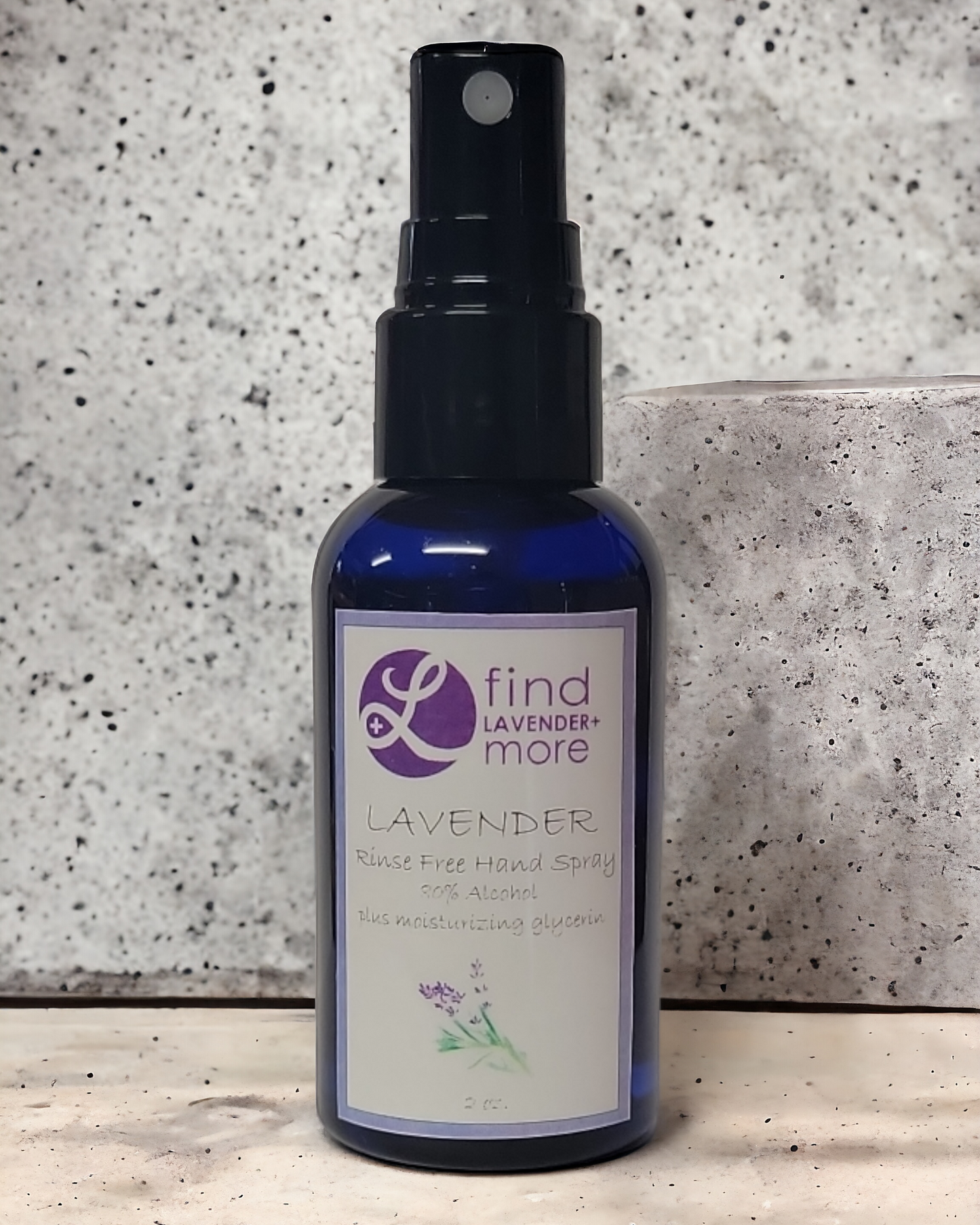 Lavender Hand Spray Sanitizer 3Pack Set Natural Scented
