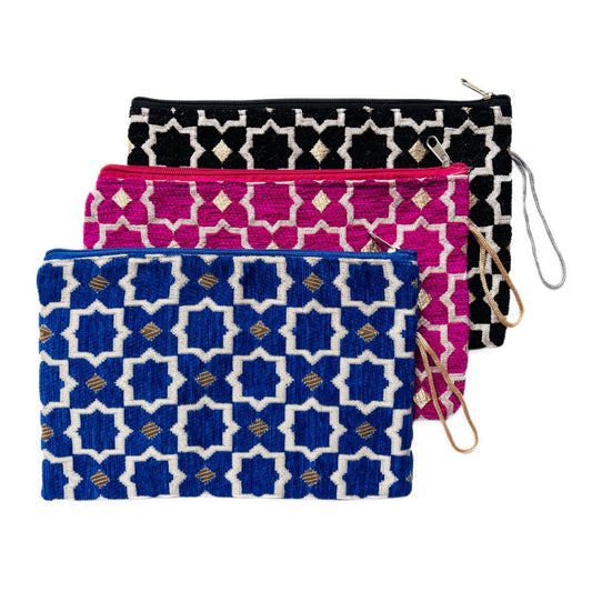Casablanca Embroidered Clutch