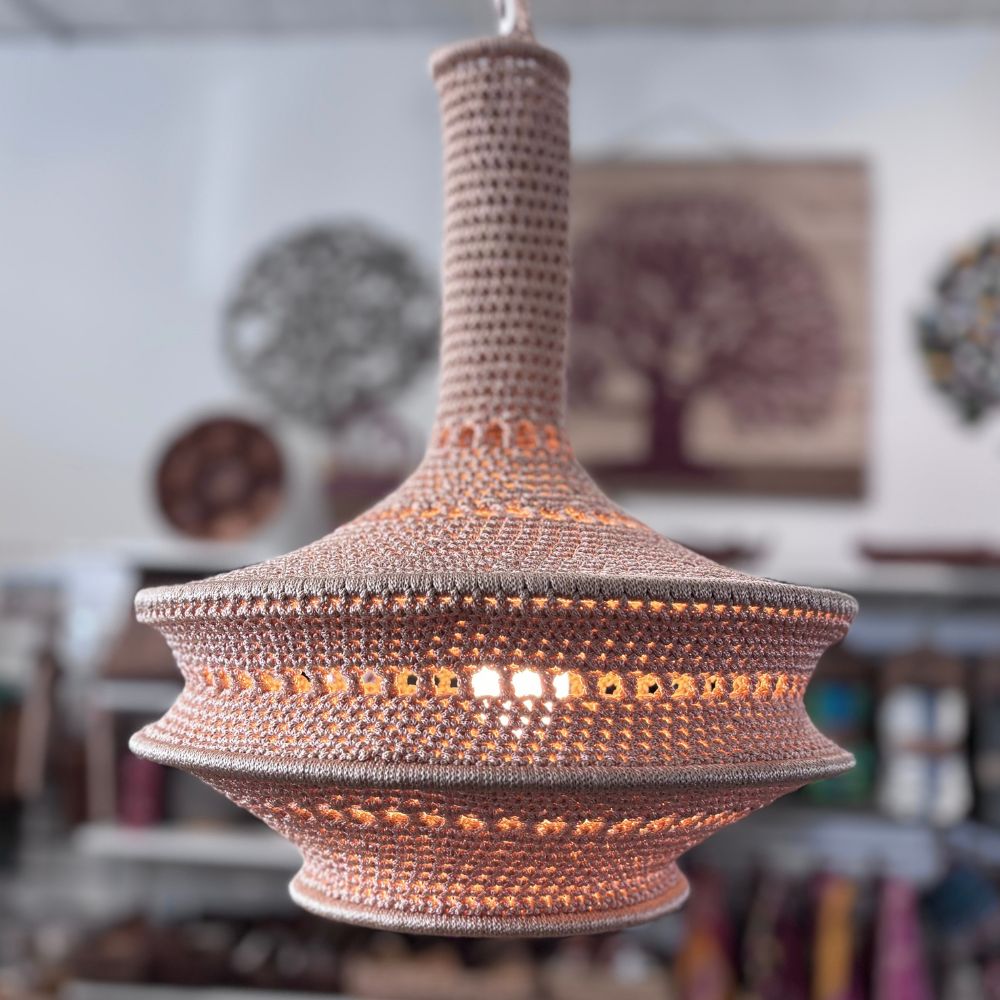 Moroccan Hand-crochet Pendant Lamp