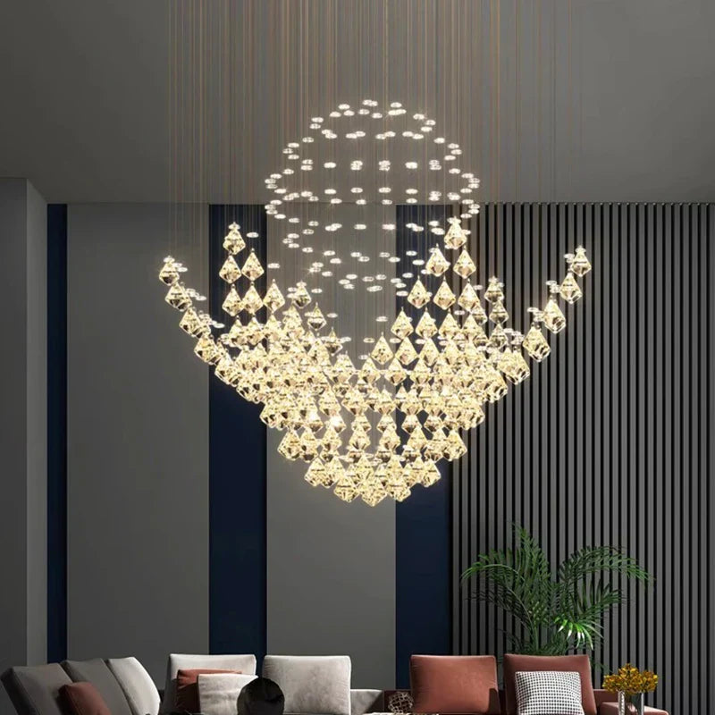 Luxury Crystal Chandelier - Elegance and Opulence for Home Decoration
