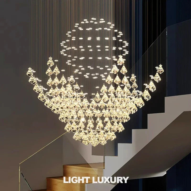 Luxury Crystal Chandelier - Elegance and Opulence for Home Decoration