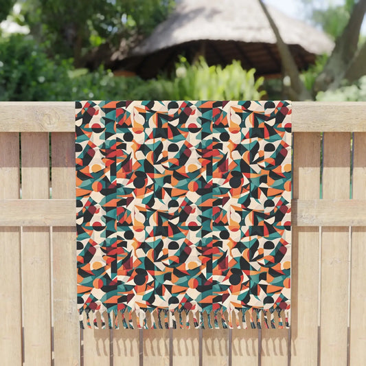 Abstract Boho Beach Cloth - Large Polyester - DipaliZ