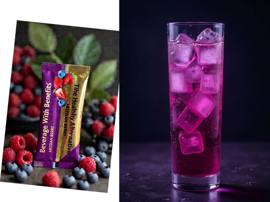 Artisan Berry 12 Count Mushroom Infused Clean Hydration Powder Sticks