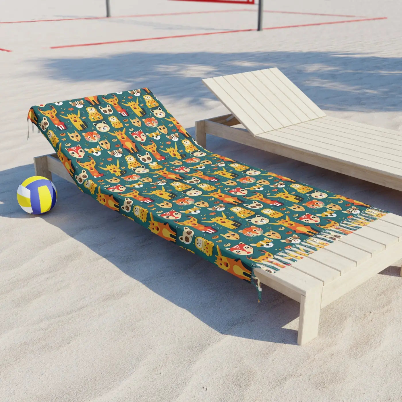 Vibrant Boho Beach Cloth - Soft Polyester 38x81 - DipaliZ