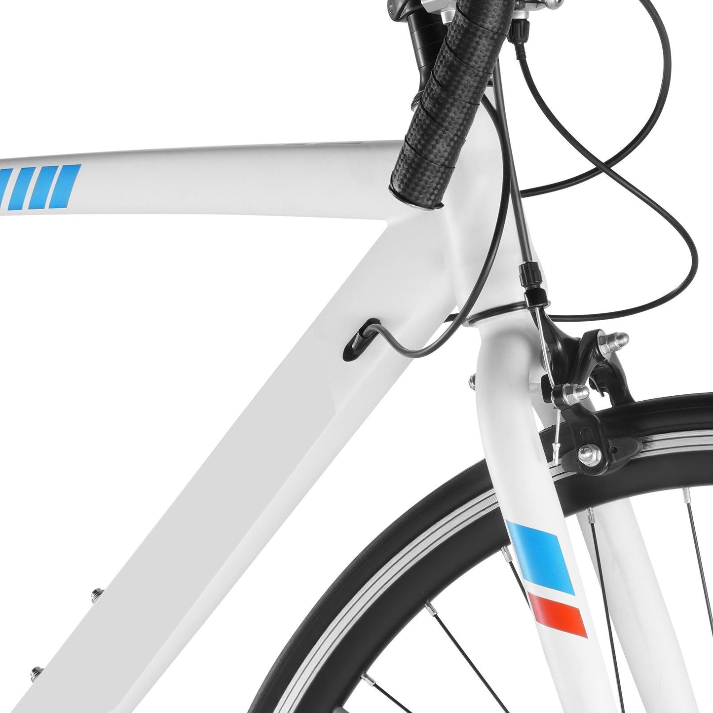 Road Bike, 700C Wheels Racing Bike, SHIMANO 21 Speeds Drivetrain City Commuter Road Bicycle, Urban Adult Sport Bicycle with Carbon Steel Frame, Drop Bar, Caliper Brake, for Men and Women